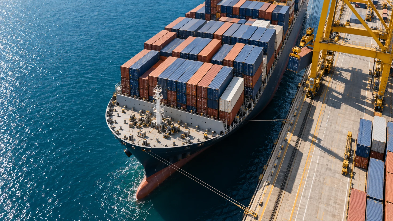 Illustrative international cargo transport